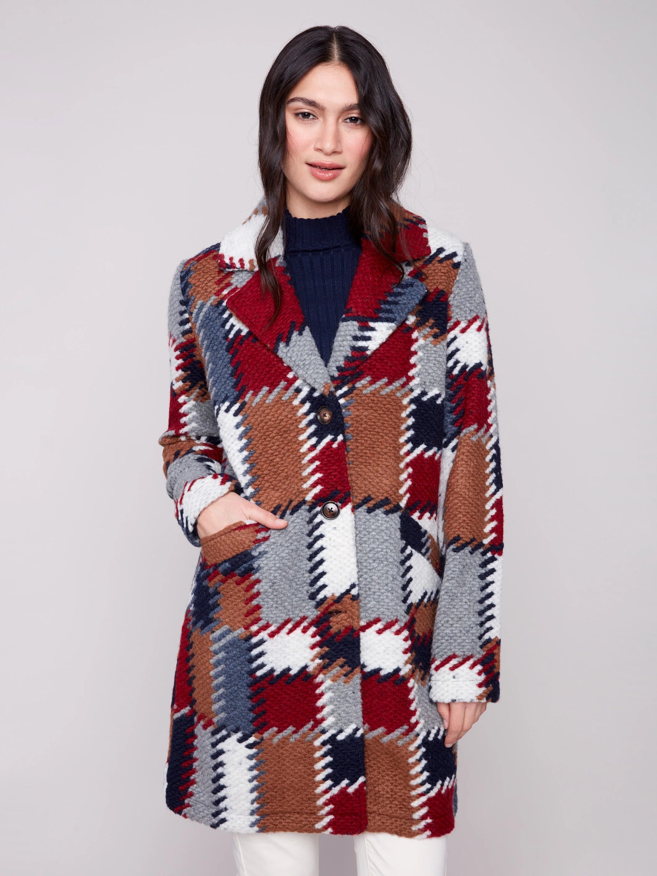 Long Crochet Coat - Palette