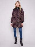 Long Quilted Puffer Jacket - Mocha