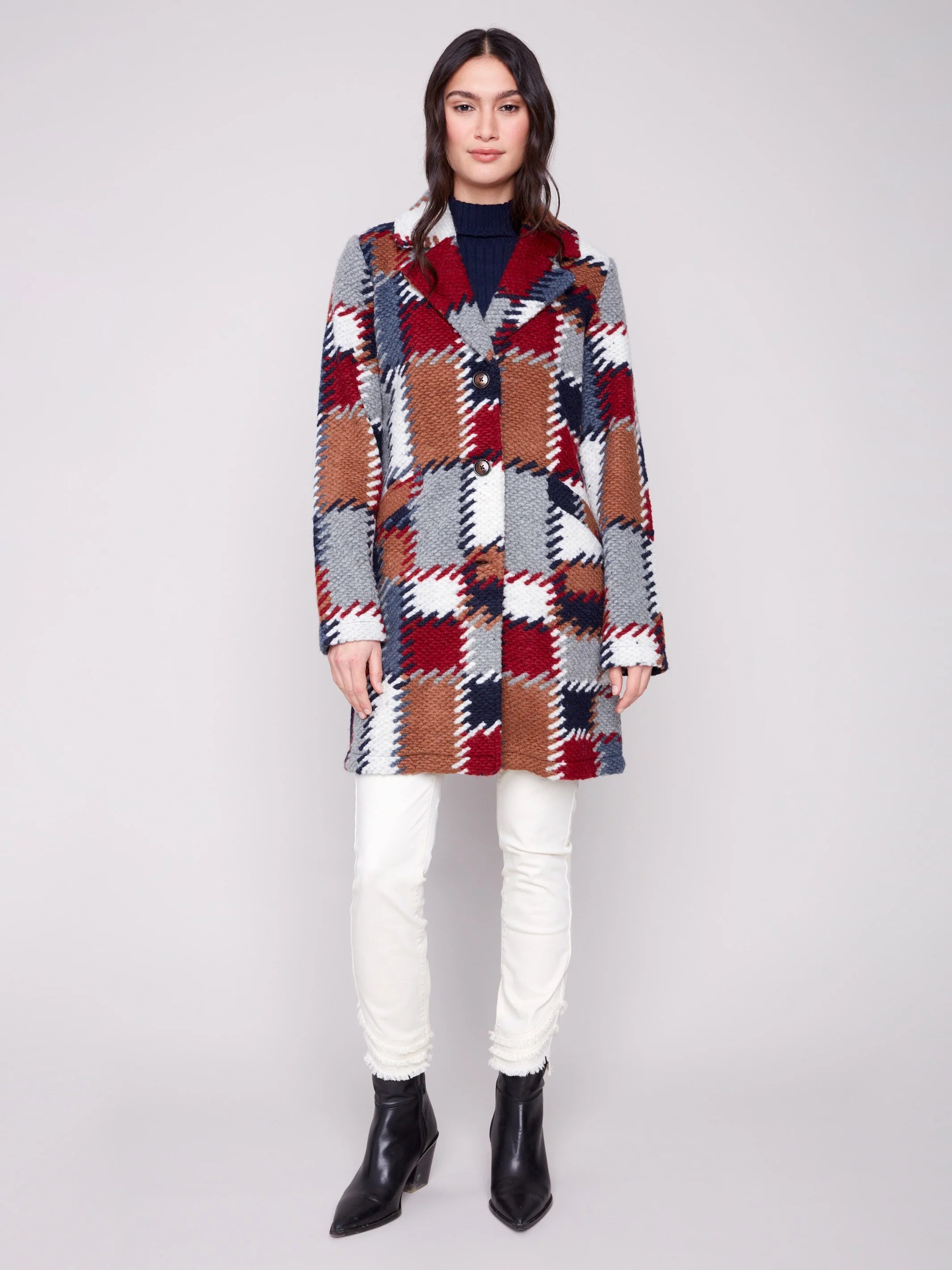 Long Crochet Coat - Palette